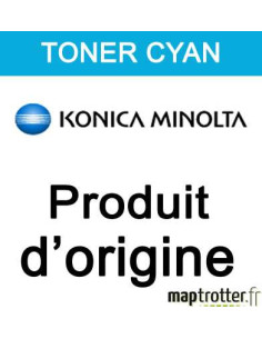 Konica minolta - A04P450/TN610C - Toner cyan d'origine -24 000 pages 