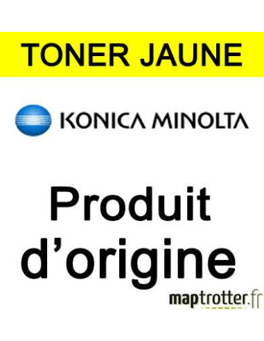 Konica minolta - A0X5255/TNP51Y - Toner jaune d'origine - 5000 pages 