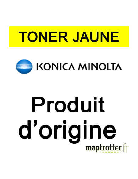 Konica minolta - A0X5251/TNP19Y - Toner jaune d'origine- 4000 pages