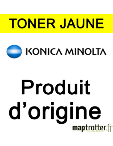 Konica minolta - A0WG08H/IUP12Y - Tambour jaune d'origine - 20 000 pages