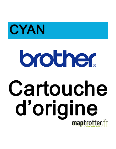Brother - LC-3219XLC - Cartouche d’encre cyan - produit d'origine - 1 500 pages