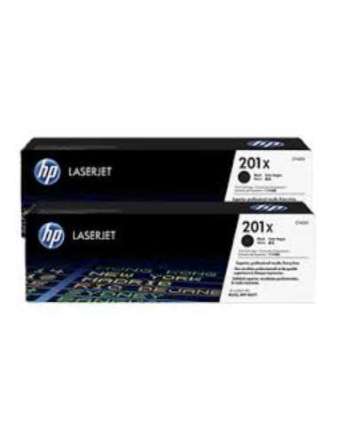 HP 201X LaserJet, lot de 2 cartouches de toner grande capacitÃ© authentiques, noir