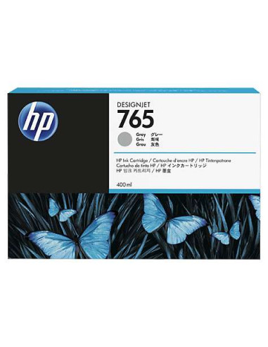 HP - F9J53A - 765 - Cartouche d'encre grise - 400 ml - produit d'origine