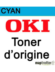OKI - 46490607 - Toner cyan d'origine - 6 000 pages