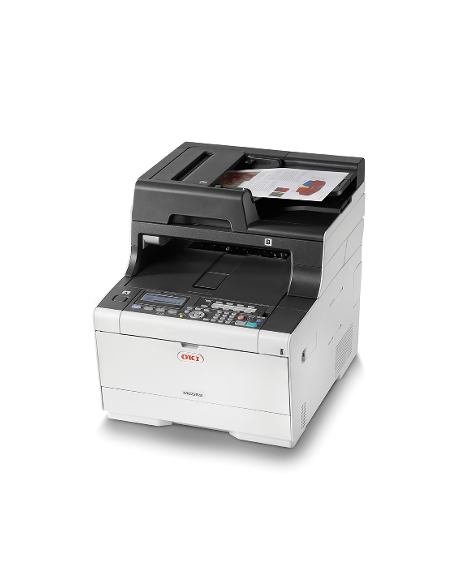 OKI - MC563dn - Imprimante Multifonctions (Imprimante - Copieur - Scanner - Fax) Laser - Couleur - A4 - Recto verso - Réseau - G