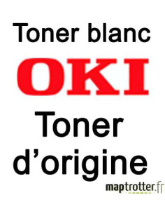 OKI - 44318657 - Toner blanc  - produit d'origine - 6000 pages