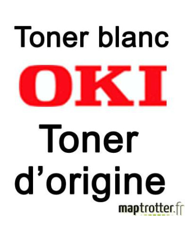 OKI - 44318657 - Toner blanc  - produit d'origine - 6000 pages