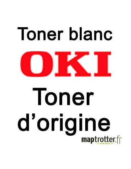 OKI - 44318657 - Toner blanc  - produit d'origine - 6000 pages