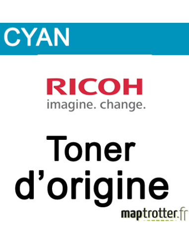 Ricoh - 407717 - Toner - cyan - d'origine - 6000 pages