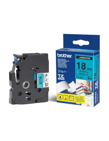 Brother - TX551 - Ruban - Noir/Bleu - 24 mm - Rouleau (2,4 cm x 15 m)