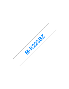 Brother - MK223BZ - Blister de 1 ruban bleu/blanc