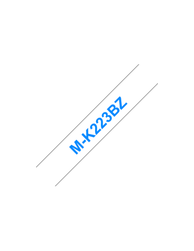 Brother - MK223BZ - Blister de 1 ruban bleu/blanc