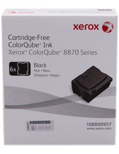 Xerox - 108R00957 - Encre solide - noire - d'origine - 6 bâtonnets - 16700 pages