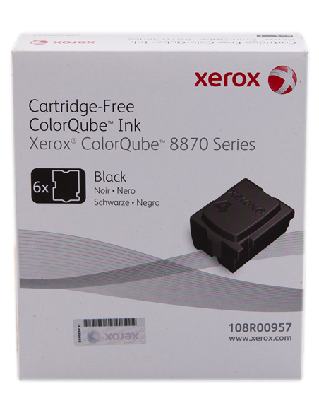 Xerox - 108R00957 - Encre solide - noire - d'origine - 6 bâtonnets - 16700 pages
