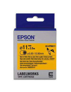 Epson - C53S656904 - Label/LK-6YBA11 HST D11mm BK/YL