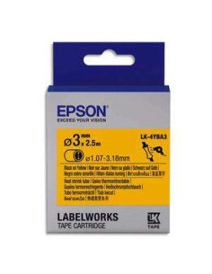 Epson - C53S654905 - Label/LK-4YBA3 HST D3mm BK/YL