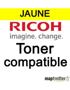 Ricoh - MPC400E/841553 - Toner compatible - jaune