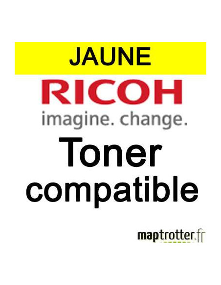 Ricoh - MPC400E/841553 - Toner compatible - jaune