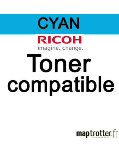 Copymix - Toner compatible Ricoh - MPC400E - 841551 - cyan