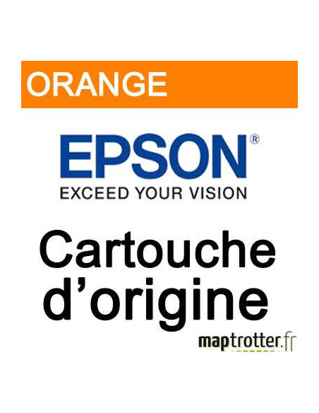 Epson - T653A - Cartouche d'encre orange - produit d'origine  - 200ml - C13T653A00