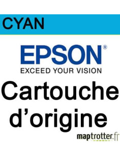 Epson -  SJIC30P(C) - Cartouche d'encre cyan - produit d'origine - C33S020640