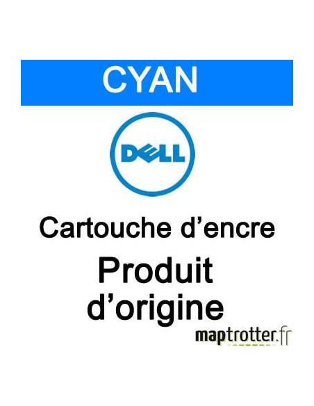 Dell - 593-BBCS - Cartouche d'encre cyan - produit d'origine - T5P23