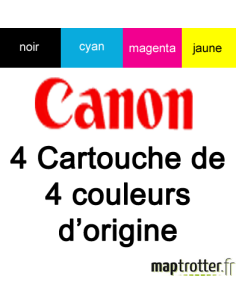 Canon - CLI-571 C/M/Y/BK - produit d'origine - 0386C005