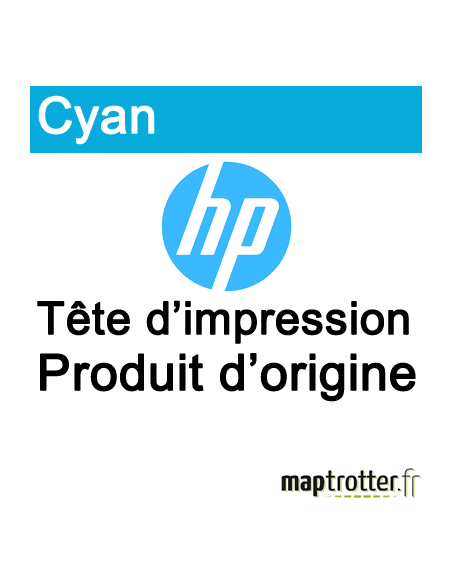 HP - 80 - Tête Impression cyan - produit d'origine - C4821A