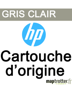 HP - 70 - Cartouche d'encre grise claire - produit d'origine - 130 ml - C9451A