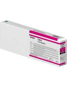 Epson - T8043 - Toner magenta vivid - produit d'origine - 700 ml - Ultrachrome HD/HDX - T804300