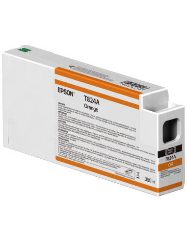 Epson - T824A - Toner orange - produit d'origine -350 ml -  Ultrachrome HDX - T824A00