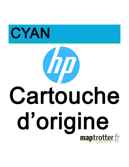 HP - 973X - Cartouche d'encre cyan - produit d'origine - 7 000 pages - F6T81AE 