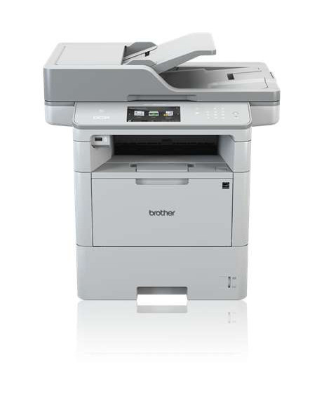 Brother - DCP-L6600DW - Multifonctions (Impression - copie - scan) laser - noir et blanc - A4 - chargeur de document DSPF - recto verso en impression, copie, scan - wifi - 46 ppm