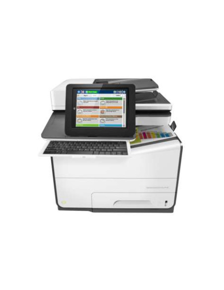 HP - PageWide Enterprise Color Flow 586z - G1W41A - Multifonction (Impression, copie, scanner, fax) jet d'encre - couleur - A4 , recto verso en impression, copie, scan - 50 ppm