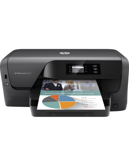 HP - Imprimante OfficeJet Pro 8210 - D9L63A - Imprimante - jet d'encre - couleur - A4 - 22 ppm