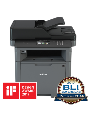 Brother - MFC-L5700DN - Imprimante multifonction (Impression - copie - scan - fax) laser - noir et blanc - A4 - recto verso - ré