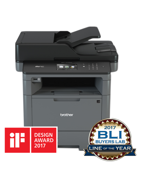 Brother - MFC-L5700DN - Imprimante multifonction (Impression - copie - scan - fax) laser - noir et blanc - A4 - recto verso - ré