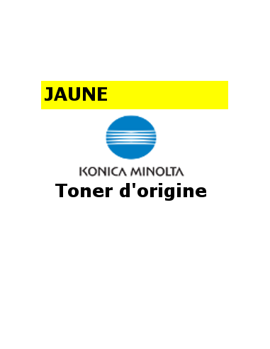 Konica minolta - A33K250 - TN-321Y - Toner jaune - produit d'origine - 25 000 pages 