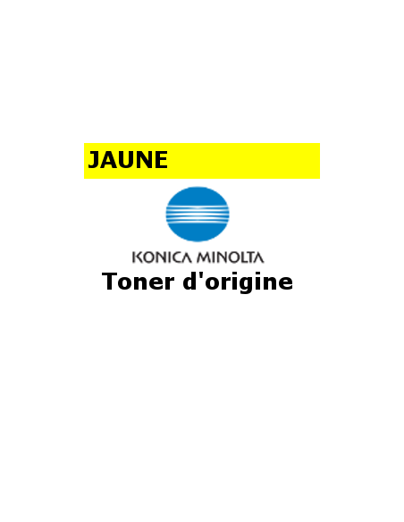 Konica minolta - A33K250 - TN-321Y - Toner jaune - produit d'origine - 25 000 pages 