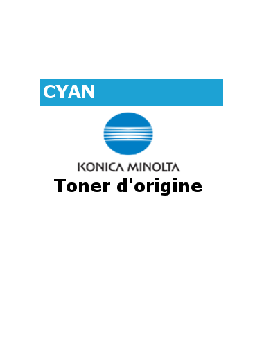 Konica Minolta - A95W450 - TNP-49C - Toner cyan - produit d'origine - 12 000 pages 