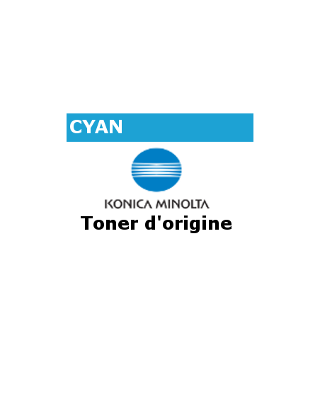 Konica Minolta - A95W450 - TNP-49C - Toner cyan - produit d'origine - 12 000 pages 