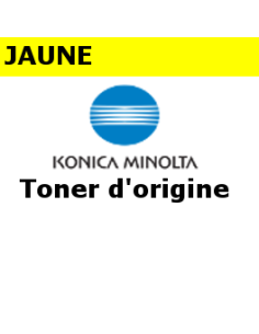 Konica minolta - A0X5254 - TN-P50Y - Toner jaune - produit d'origne - 5 000 pages 