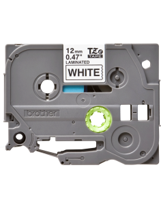 Brother - TZE-231 - Etiquettes - Noir sur Blanc - Rouleau (12 mm x 8 m) - autocollant lamainé 2