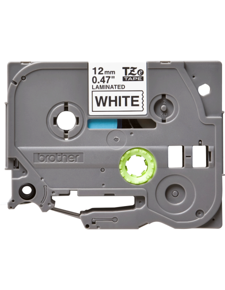 Brother - TZE-231 - Etiquettes - Noir sur Blanc - Rouleau (12 mm x 8 m) - autocollant lamainé