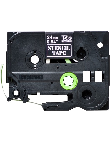 Brother - STE151 - Ruban 24 mm - Noir/Transparent