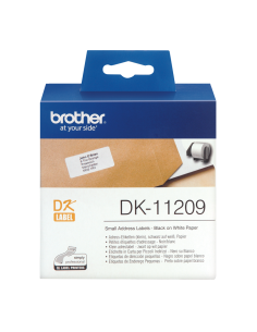 Brother - DK-11209 - Etiquettes pour petites adresses (29 x 62 mm) papier - 800 étiquettes  2