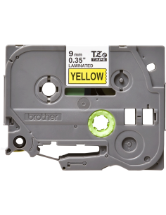Brother - TZE-621 - Etiquettes - Noir sur Jaune - 9 mm - Rouleau (0,9 cm x 8 m) - autocollant laminé 2