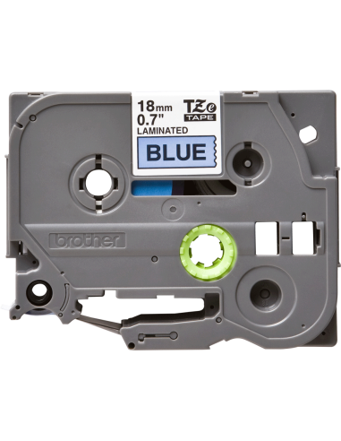 Brother - TZE-541 - Etiquettes - Noir sur Bleu - 18 mm - Rouleau (1,8 cm x 8 m) - autocollant laminé