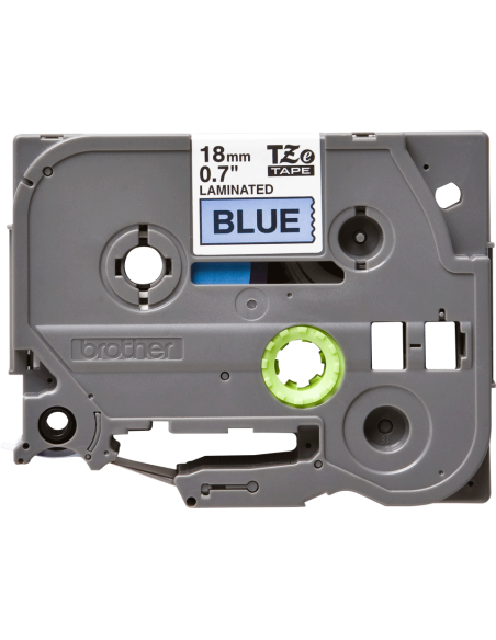 Brother - TZE-541 - Etiquettes - Noir sur Bleu - 18 mm - Rouleau (1,8 cm x 8 m) - autocollant laminé