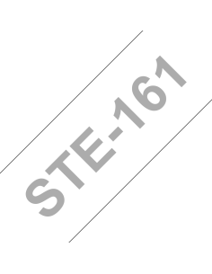 Brother - STE161 - Pochoir 36mm Noir / Transparent